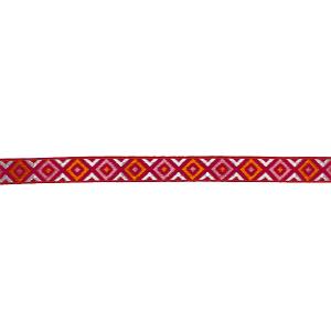 Jacquardband 13mm Cerise