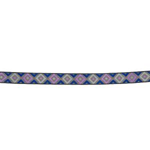 Jacquardband 13mm Grå