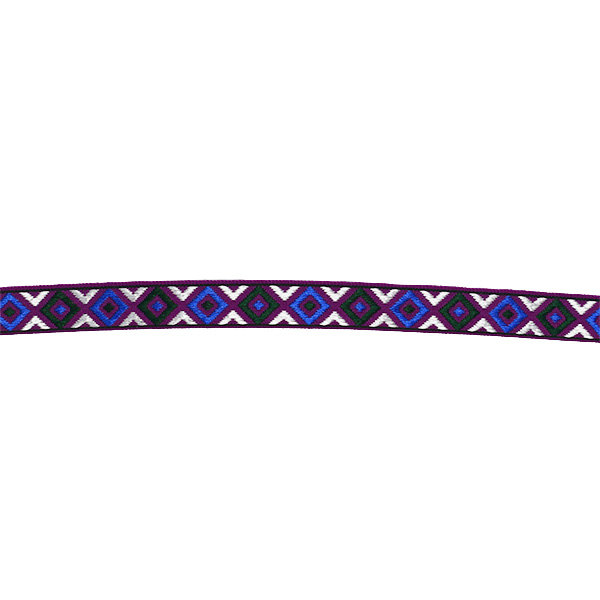 Jacquardband 13mm Lila