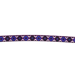 Jacquardband 13mm Lila
