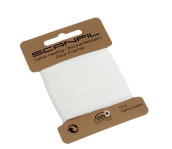 Stoppgarn i bomull, Scanfil – 15 m Vit