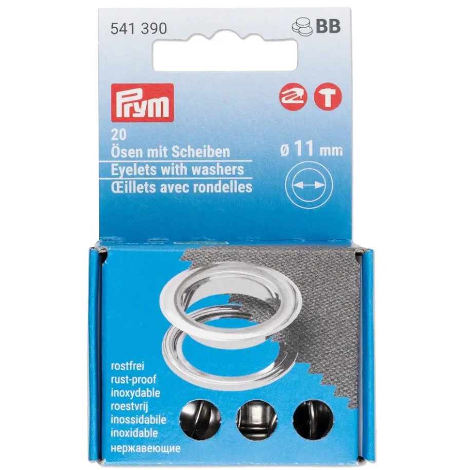 Öljetter Silver 11 mm, 20 st utan verktyg