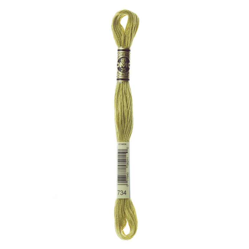 DMC Moulinégarn Färg 0734