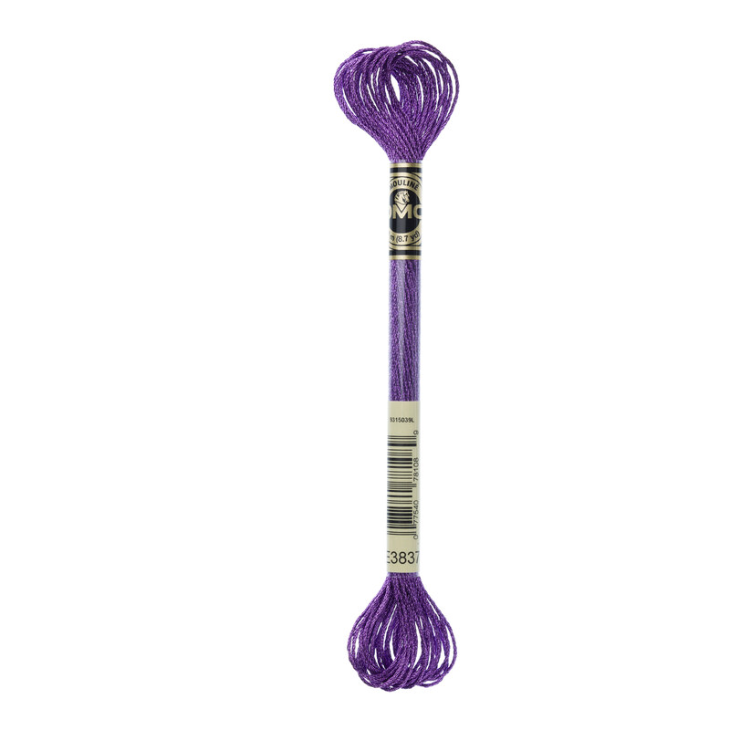 DMC Mouliné Light Effects - Metallic Purple E3837