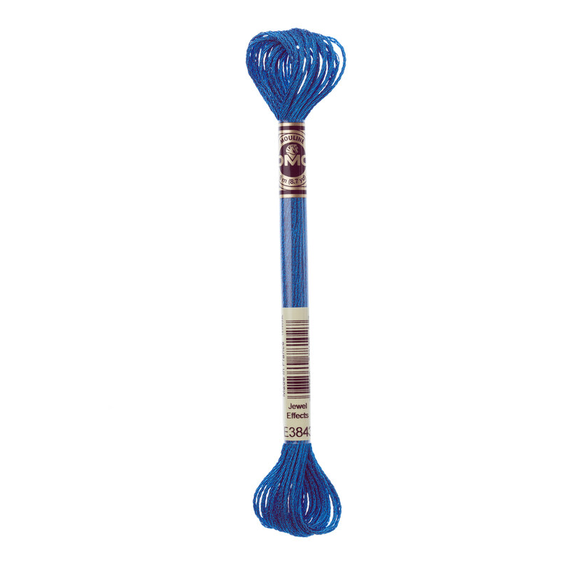 DMC Mouliné Light Effects - Metallic Pool Blue E3843