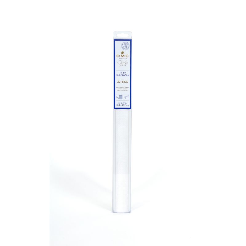 DMC Aidaväv 4,4 hål/cm Vit