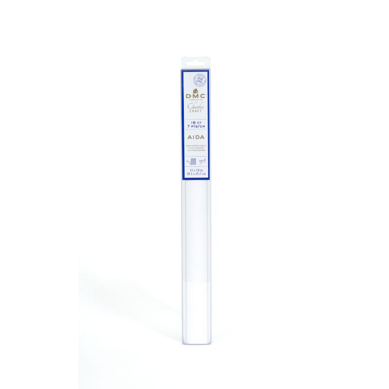 DMC Aidaväv 7 hål/cm Vit