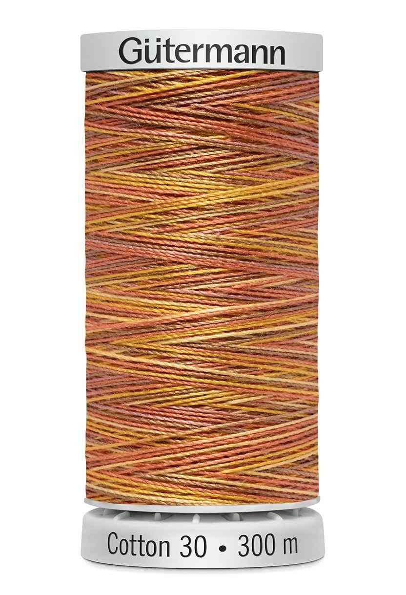 Cotton 30 Melerad Orange-Gul-Brun / 4004