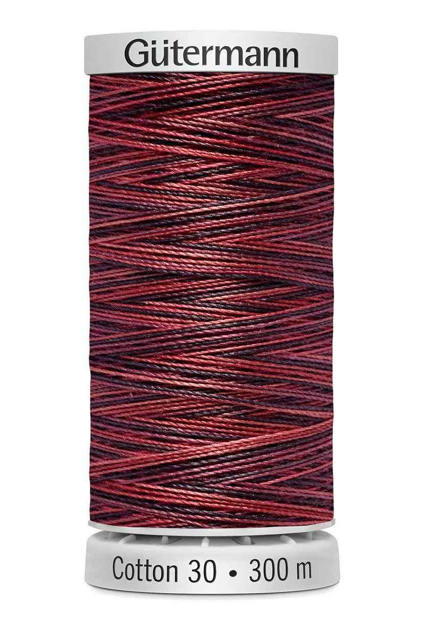 Cotton 30 Melerad Röd-Rosa-Brun / 4007