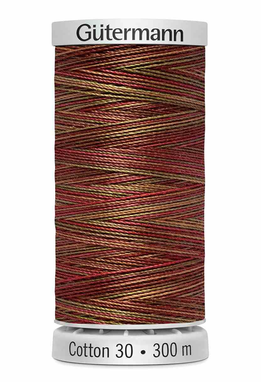 Cotton 30 Melerad Röd-Brun-Beige / 4010