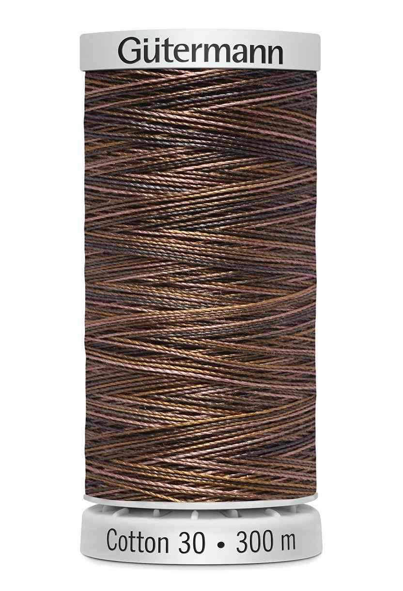 Cotton 30 Melerad Mörkbrun-Brun-Beige / 4011