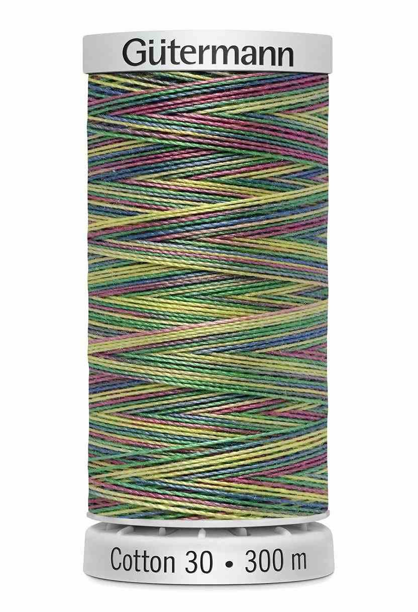 Cotton 30 Melerad Ljusa regnbågsfärger / 4115