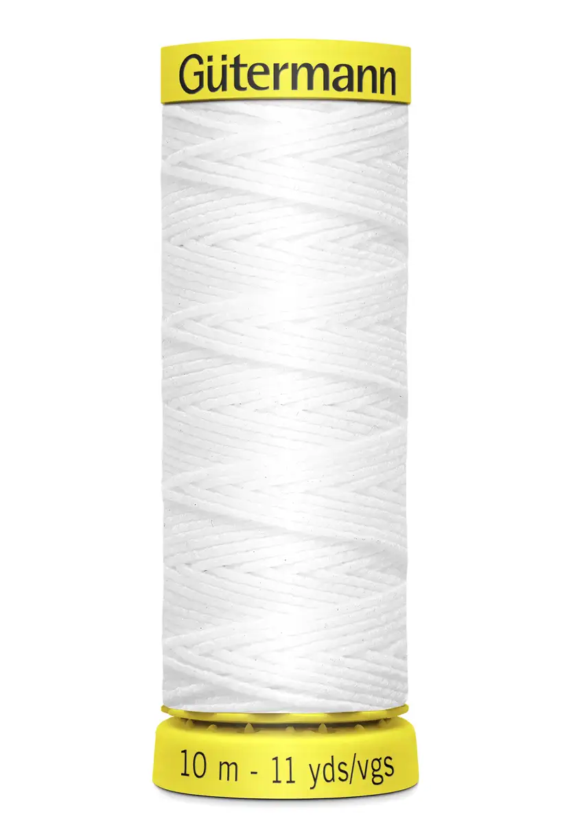 Elastisk tråd Vit / 5019