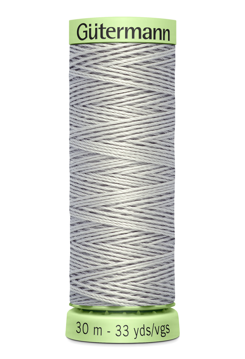 Knapptråd 30m Ljusgrå