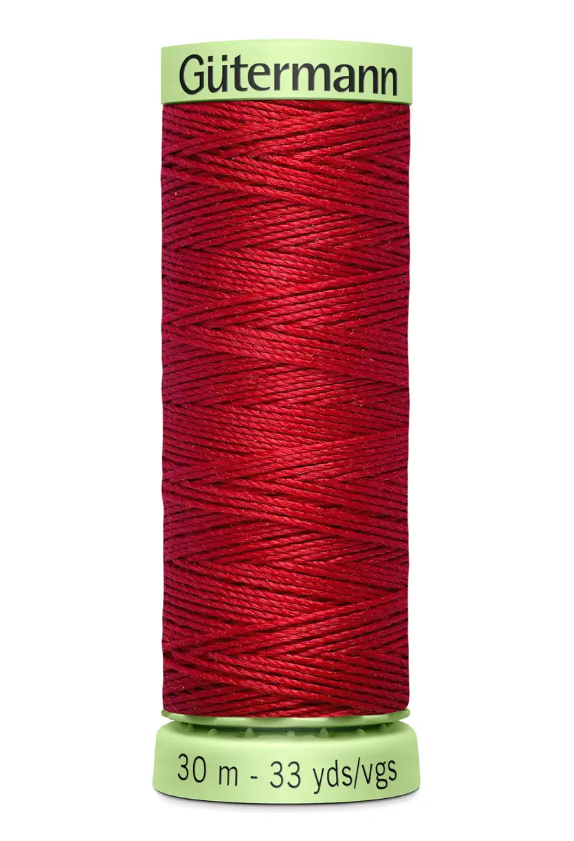 Knapptråd 30m Vinröd / 46