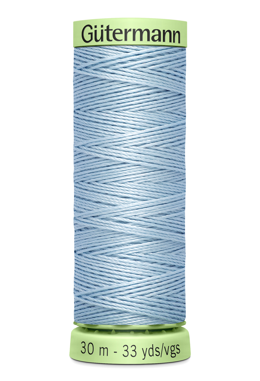 Knapptråd 30m Ljusblå