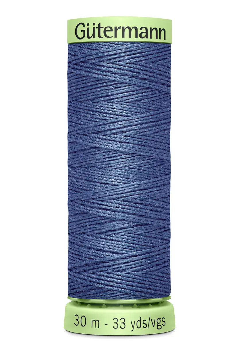 Knapptråd 30m Jeansblå / 112