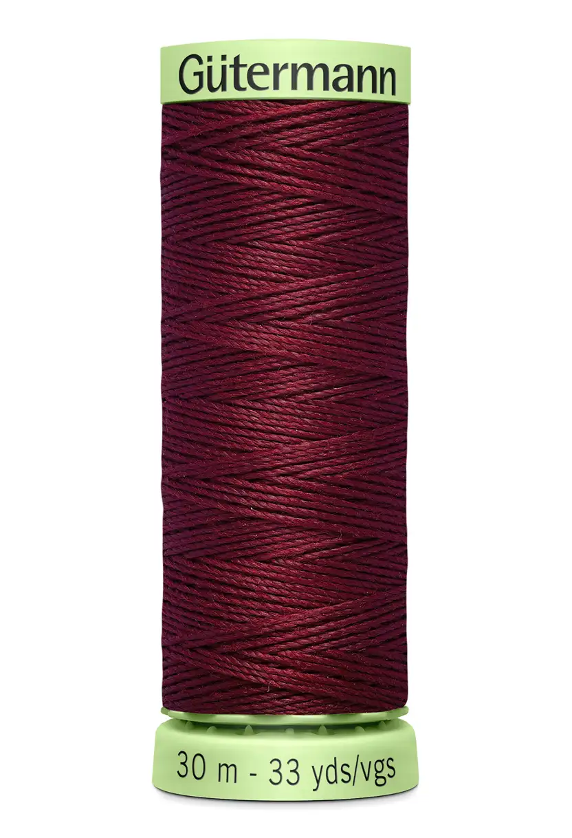 Knapptråd 30m Bordeaux / 369