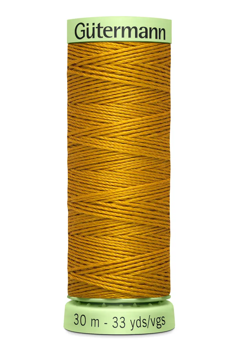 Knapptråd 30m Gulbrun / 412