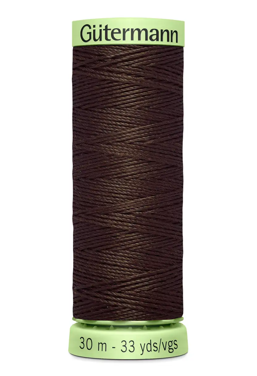 Knapptråd 30m Mörkbrun / 696