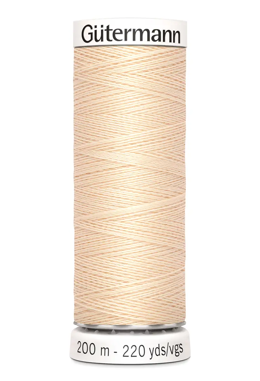 Polyestertråd 200 m Gulbeige / 5
