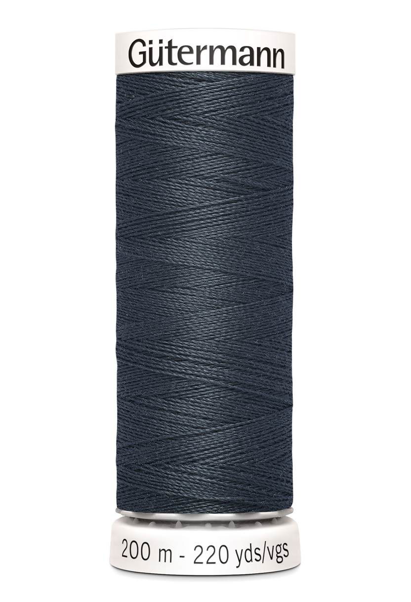 Polyestertråd 200 m – Mörk Gråblå