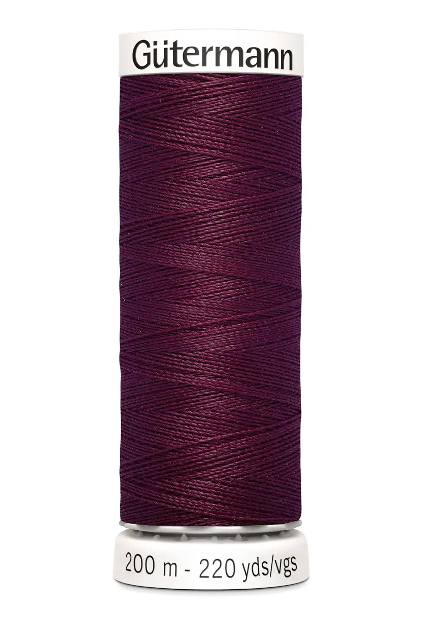Polyestertråd 200 m Burgundy / 108