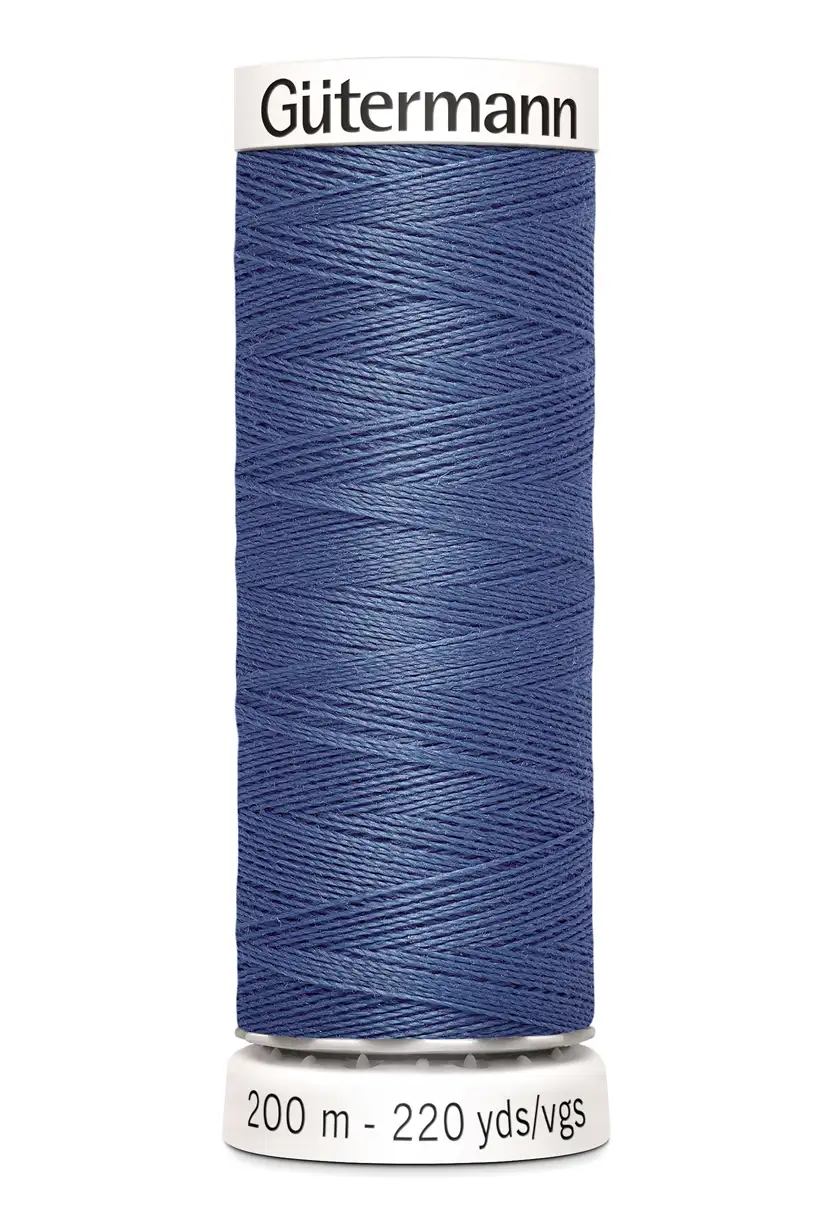 Polyestertråd 200 m Jeansblå / 112