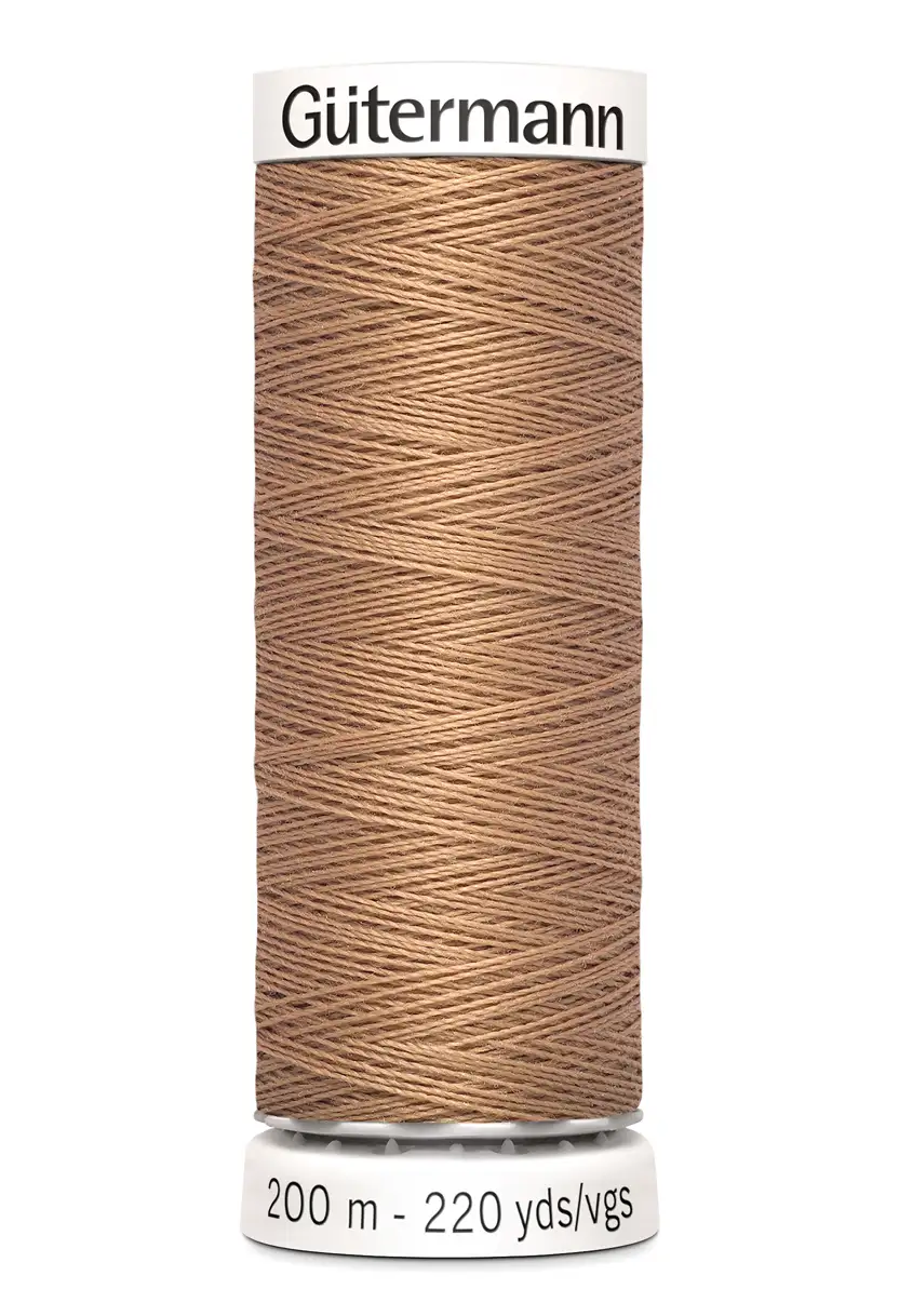 Polyestertråd 200 m Ljus Nougat / 179