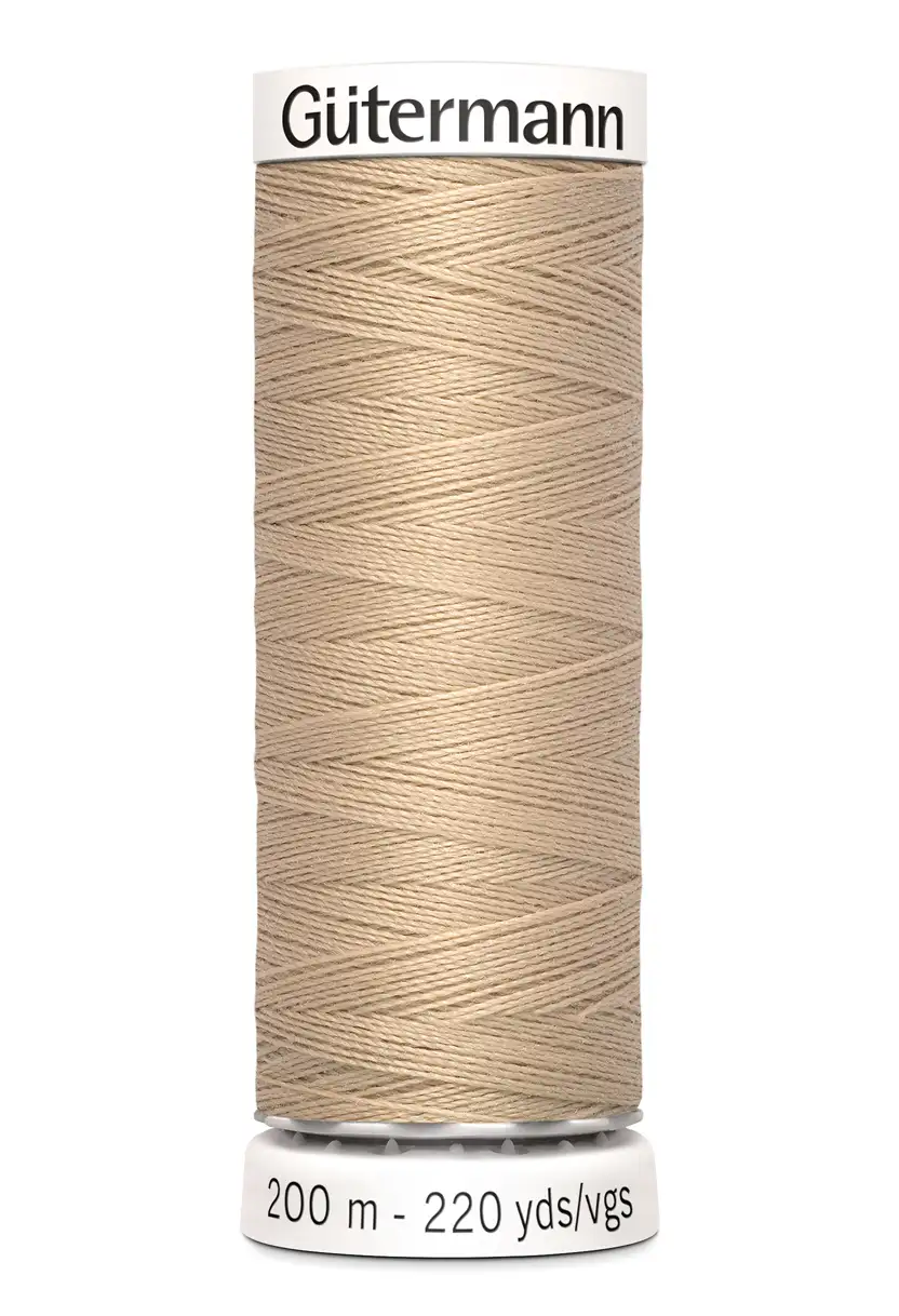Polyestertråd 200 m Beige / 186