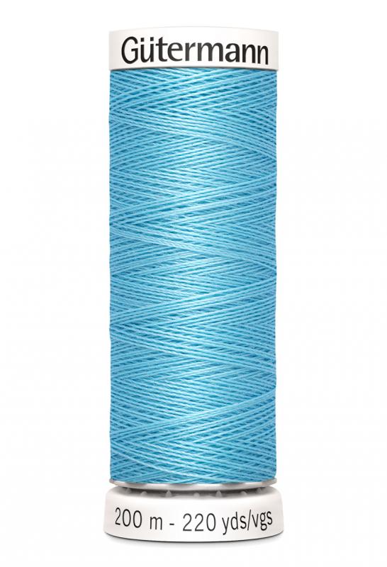 Polyestertråd 200 m Ljusblå / 196