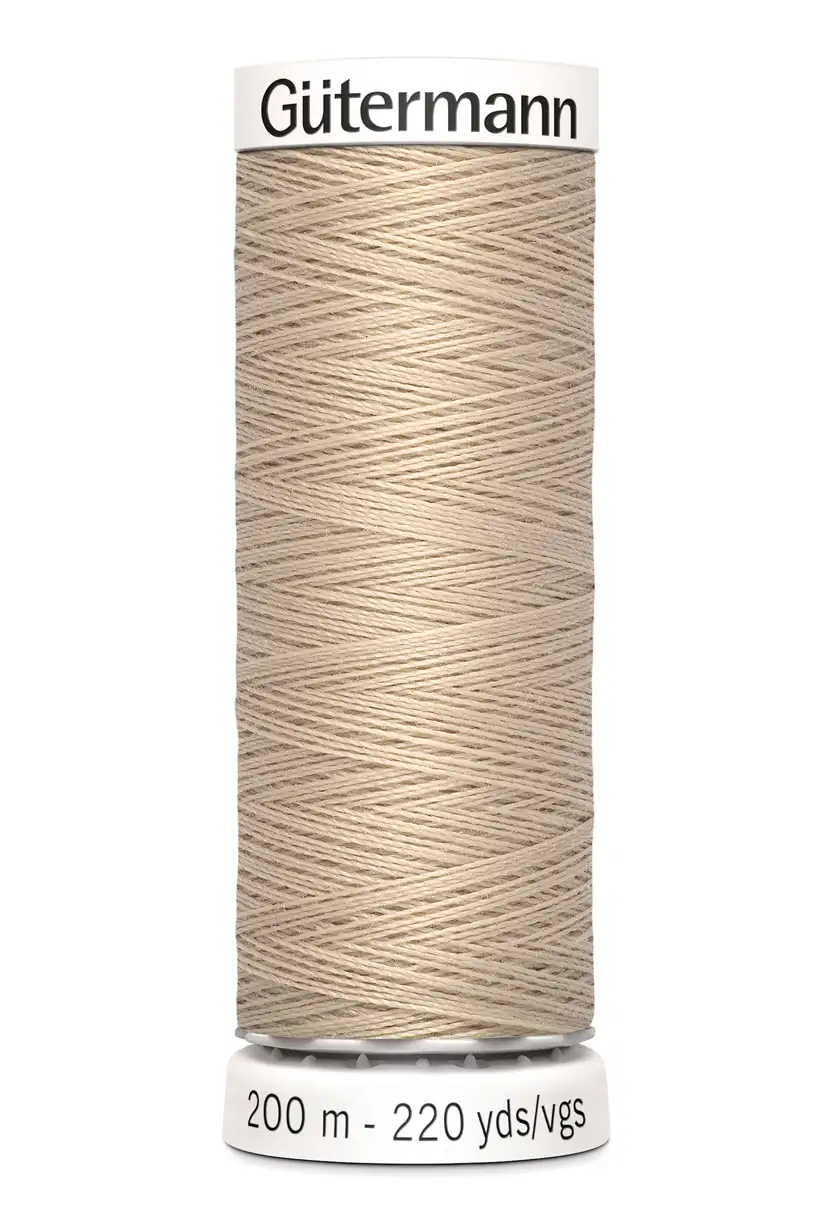 Polyestertråd 200 m Beige / 198