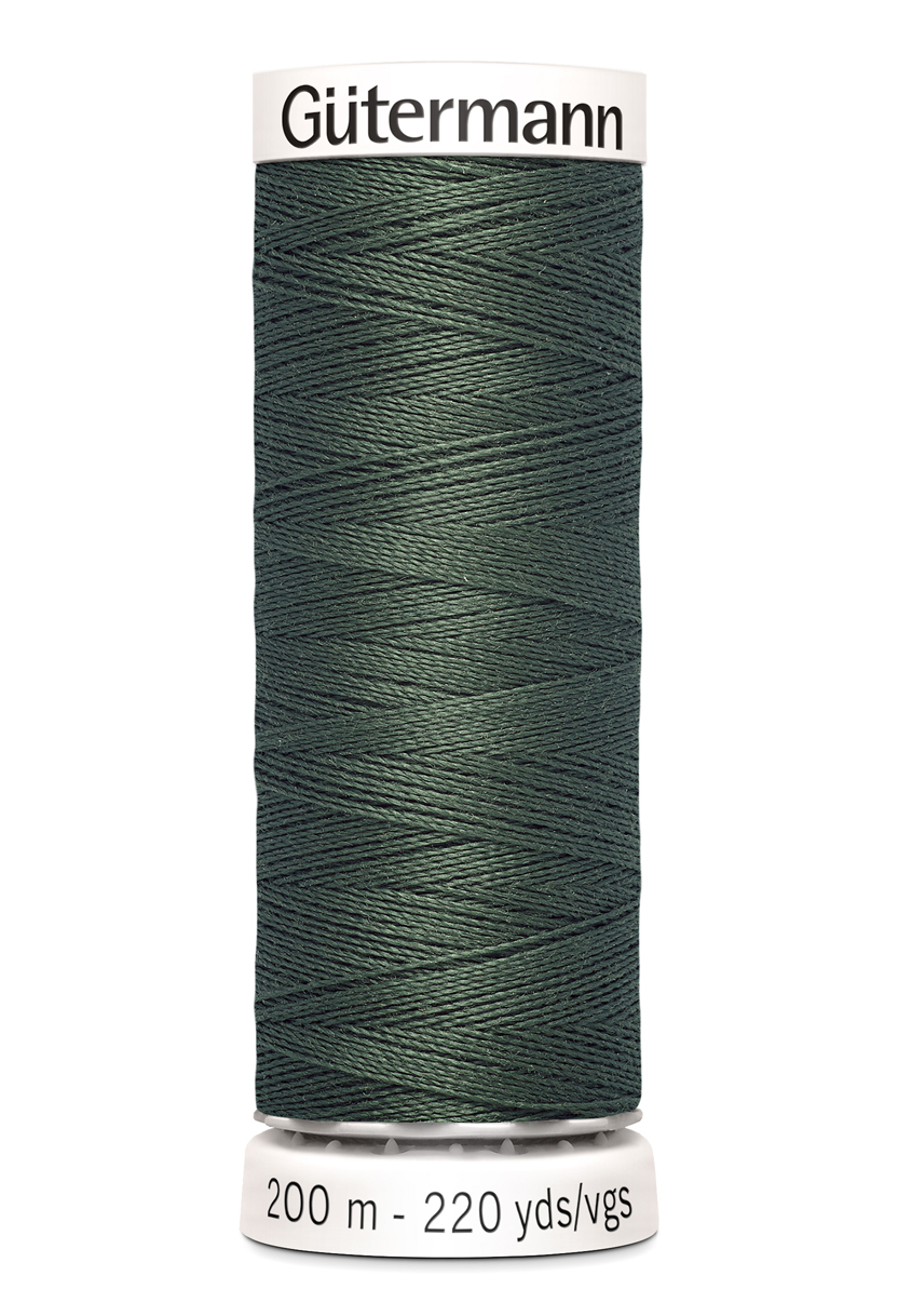 Polyestertråd 200 m – Mörk Olivgrön