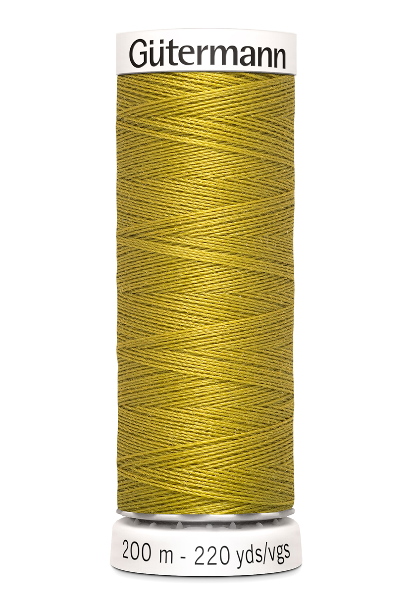 Polyestertråd 200 m – Gulgrön