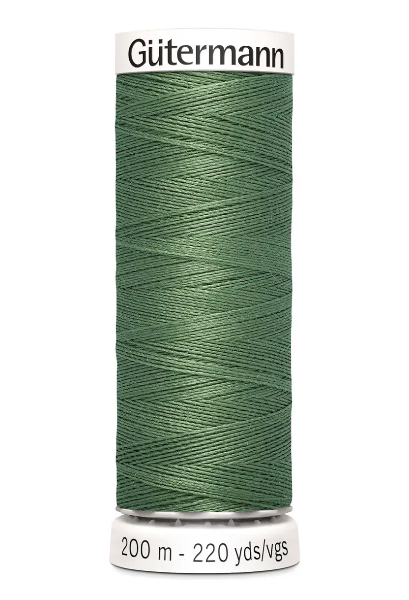 Polyestertråd 200 m Ljus khaki / 296