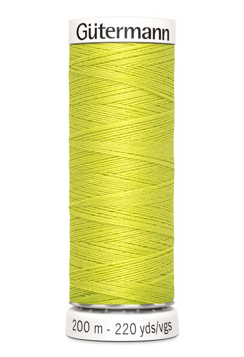 Polyestertråd 200 m Gröngul / 334