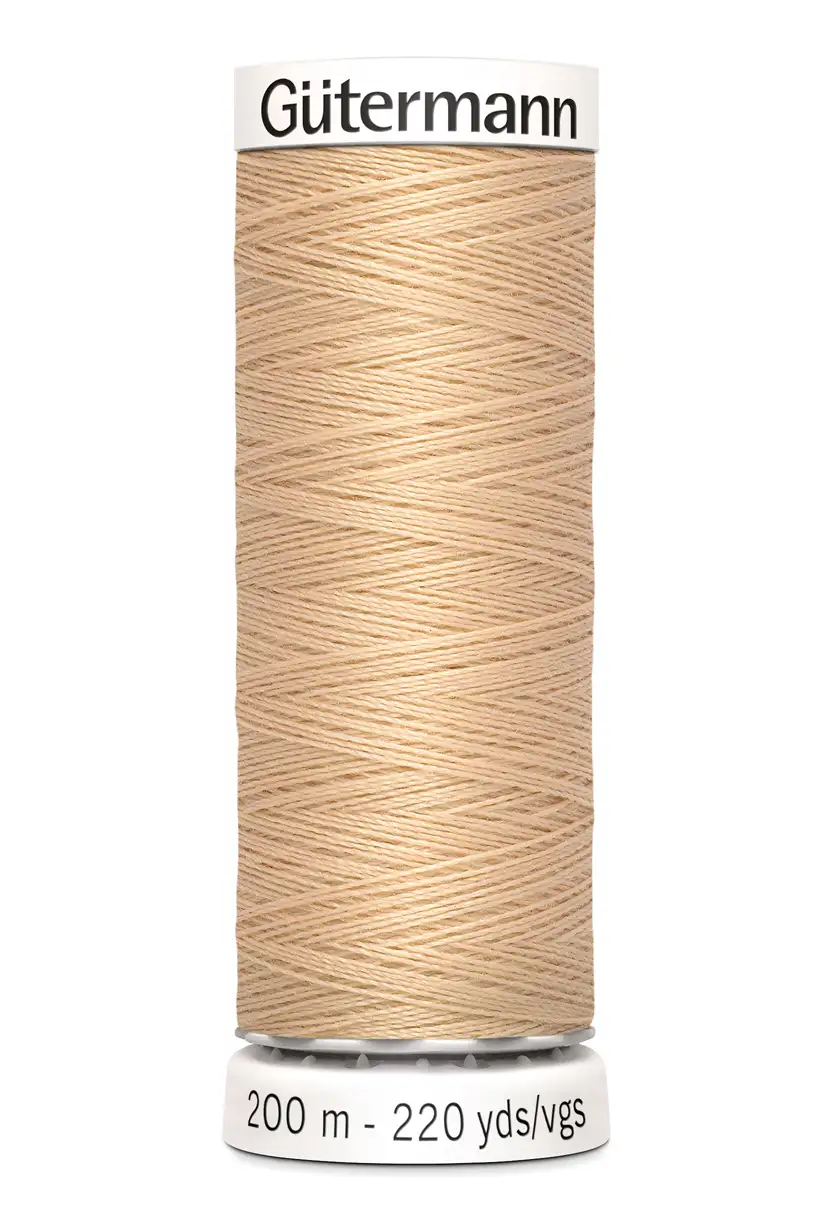 Polyestertråd 200 m Beige / 421