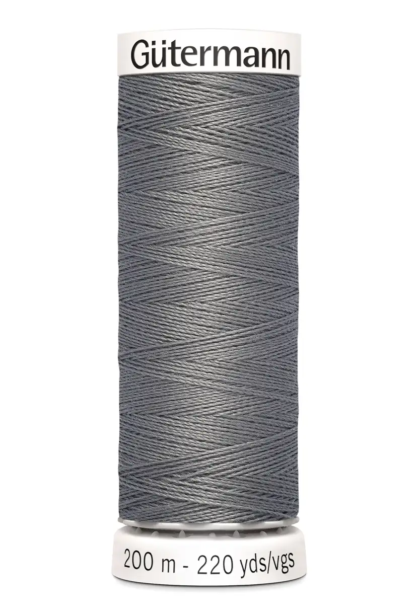 Polyestertråd 200 m Grå / 496