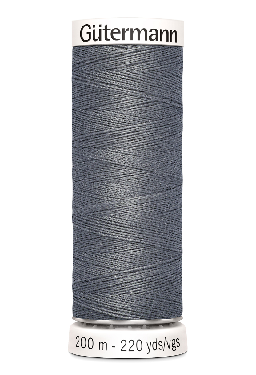 Polyestertråd 200 m – Blyertsgrå