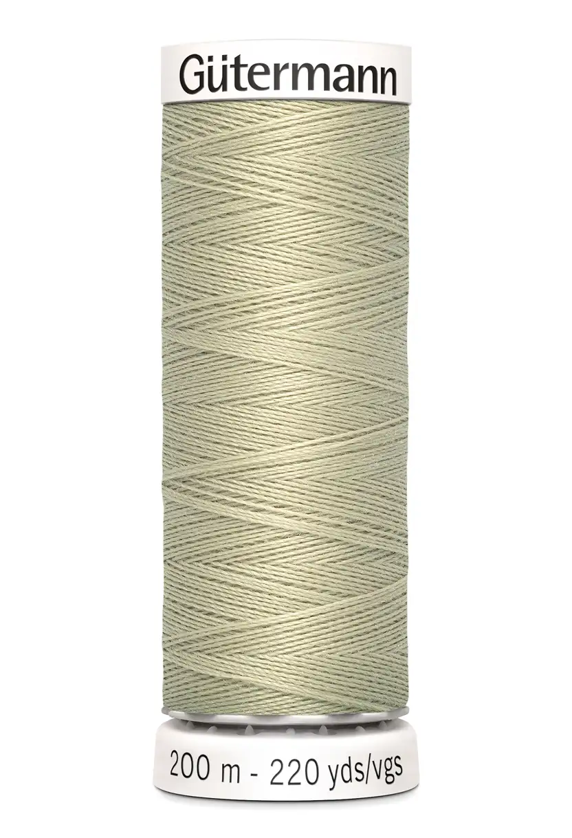 Polyestertråd 200 m Ljus Khaki / 503