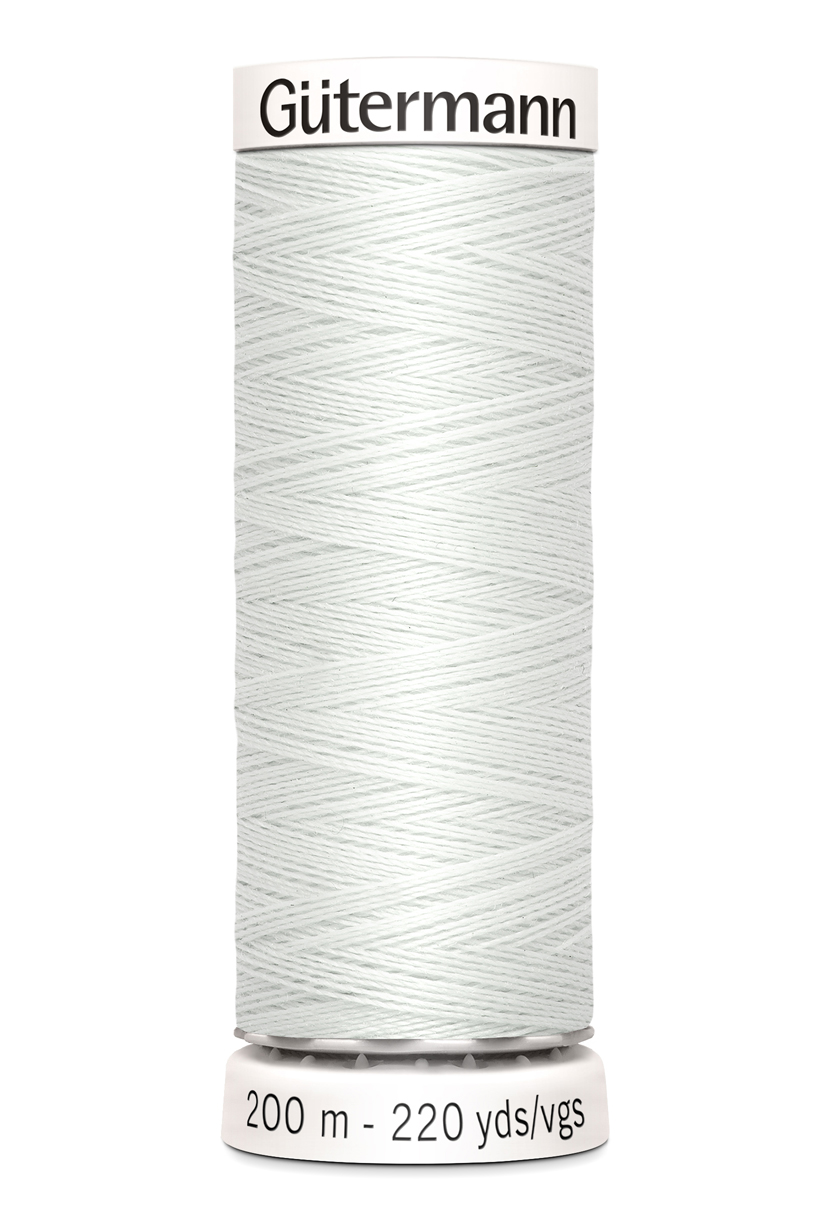 Polyestertråd 200 m – Ljusgrå