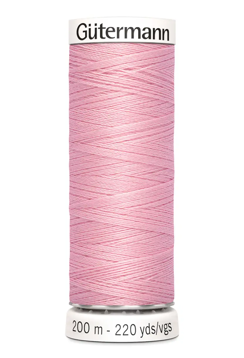 Polyestertråd 200 m Ljusrosa / 660