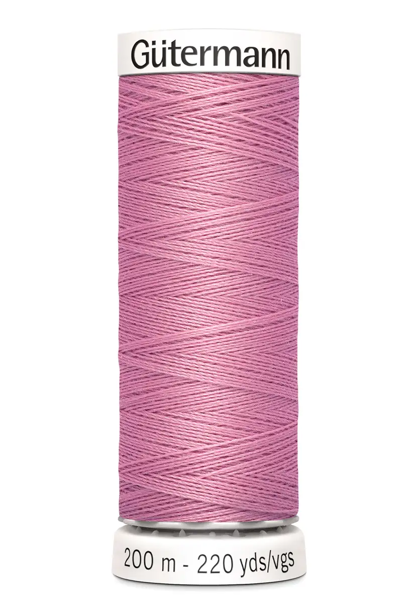 Polyestertråd 200 m Rosa / 663