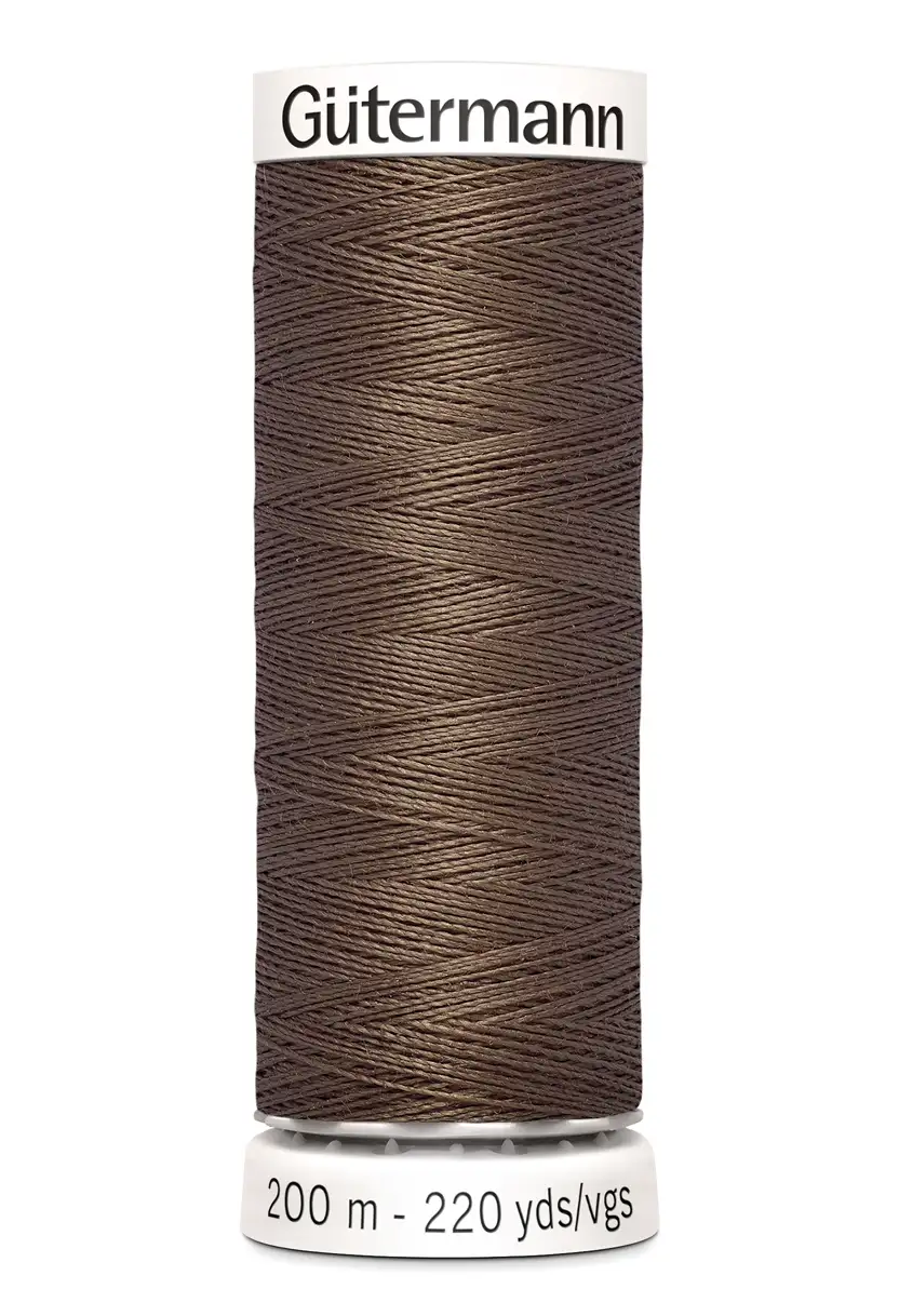 Polyestertråd 200 m Brunbeige / 672
