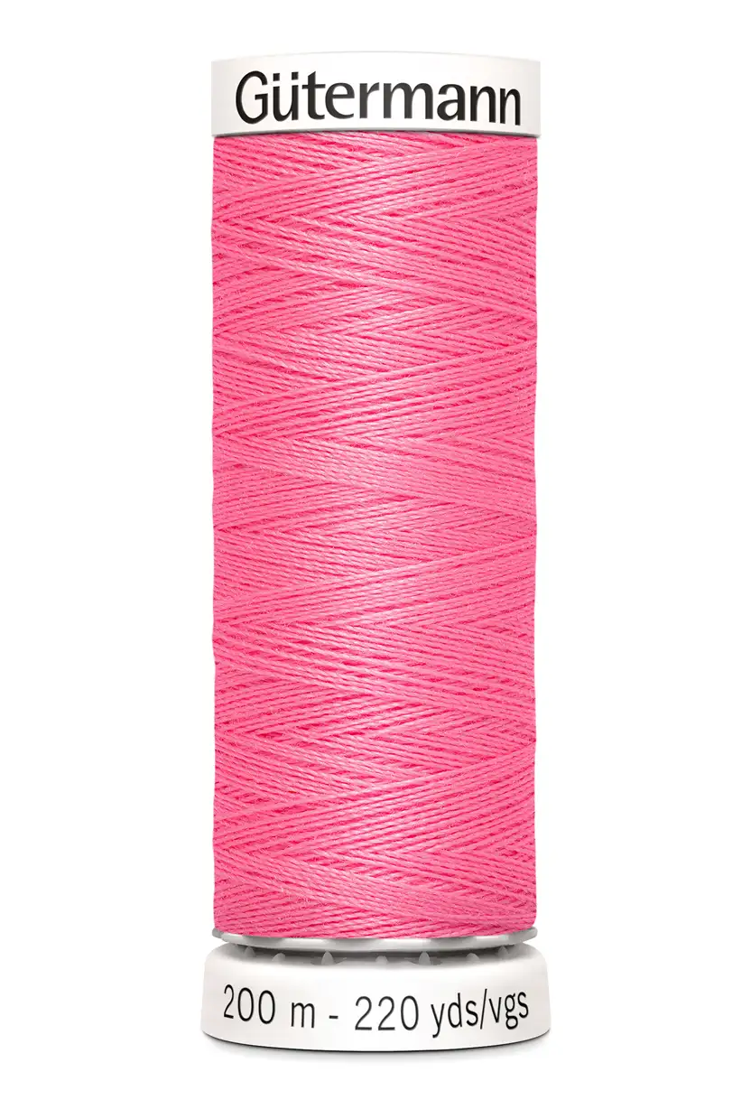 Polyestertråd 200 m Neonrosa / 728
