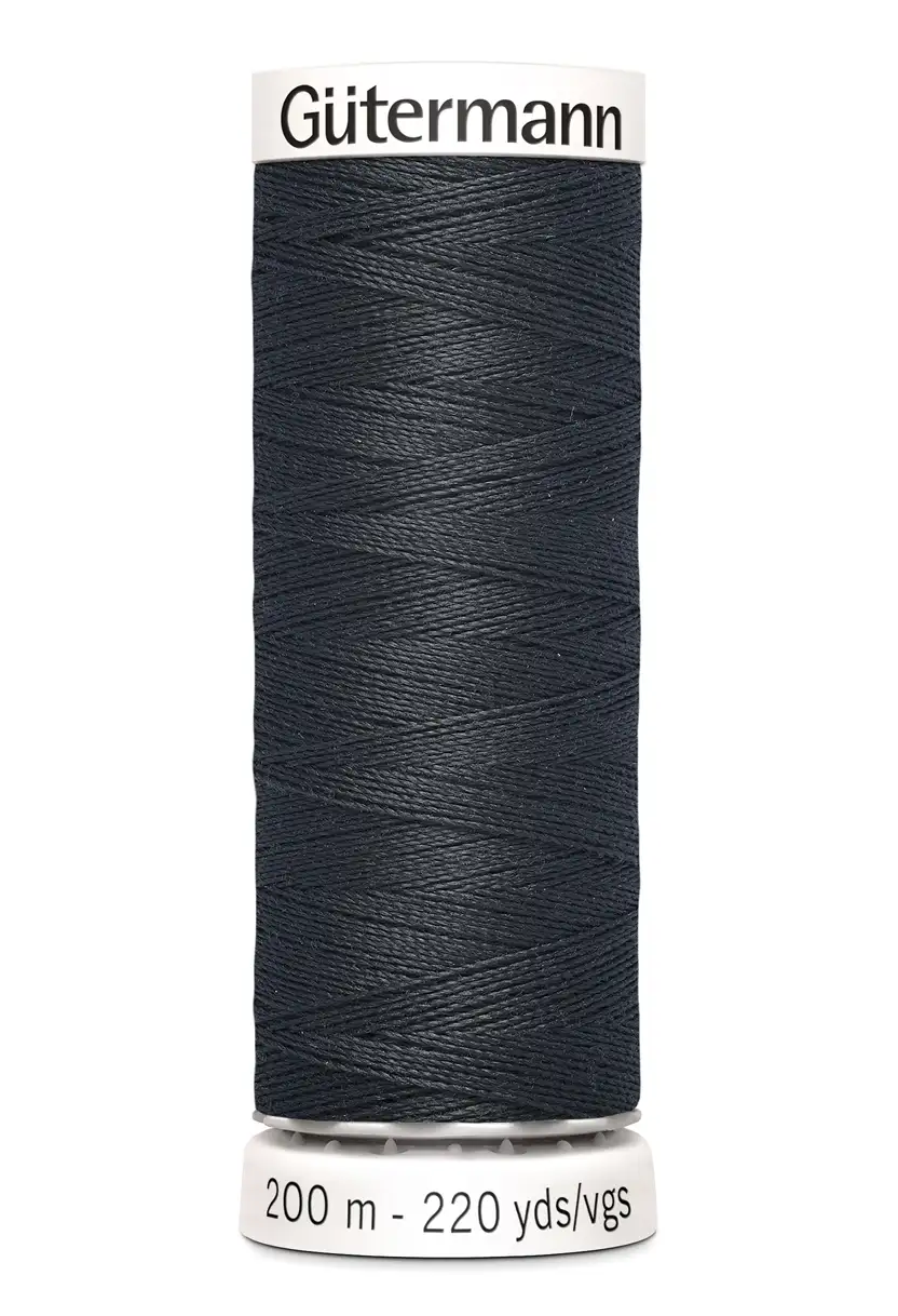Polyestertråd 200 m Mörk Kålgrå / 799
