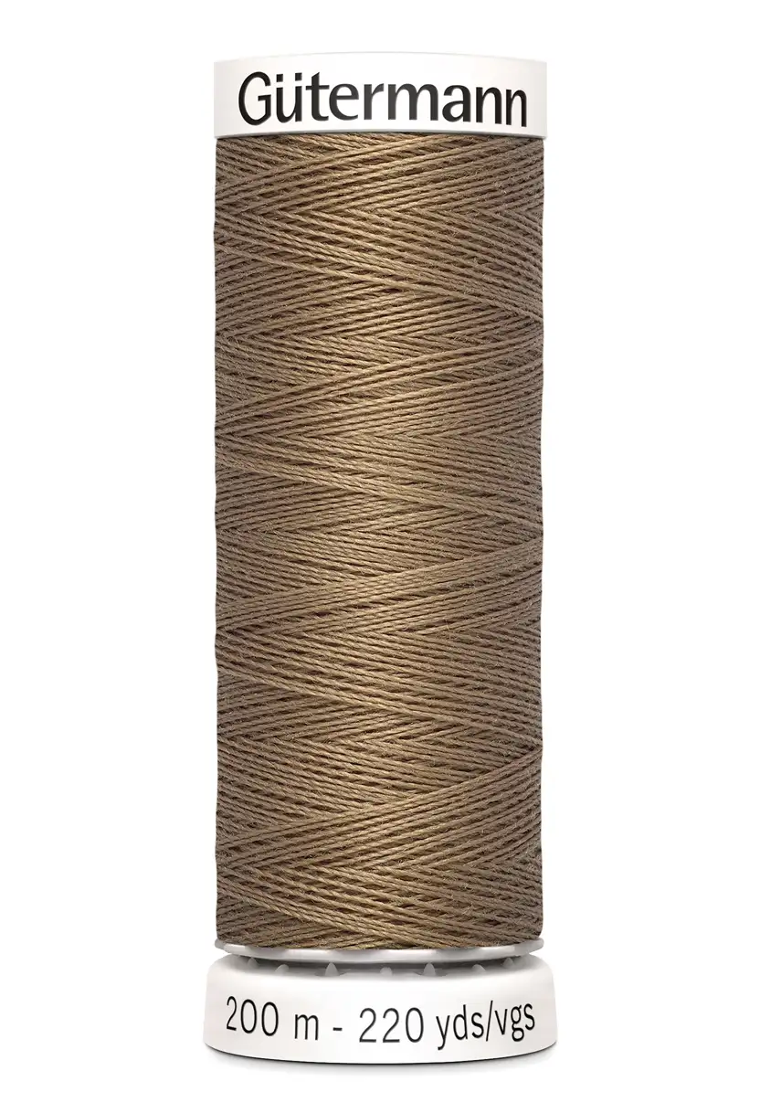 Polyestertråd 200 m Mörkbeige / 850