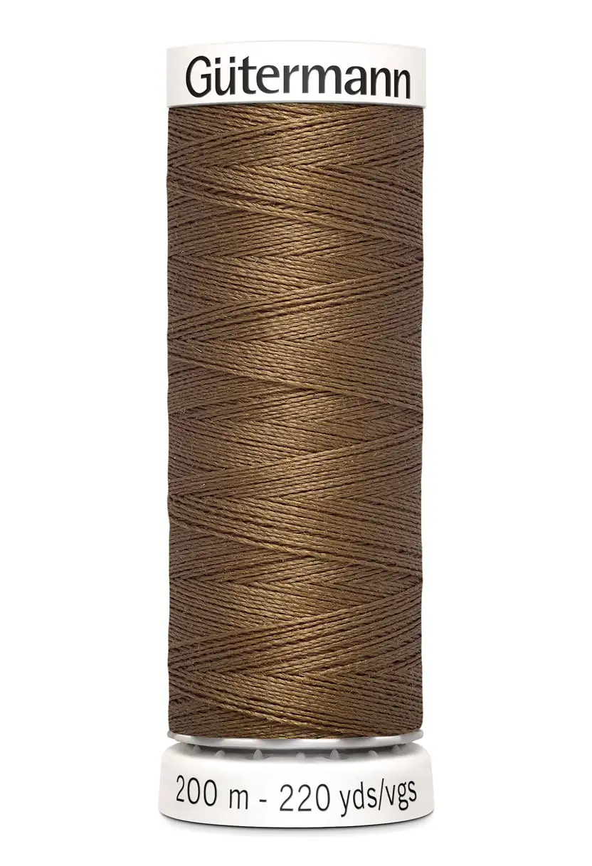 Polyestertråd 200 m Mörkbeige / 851