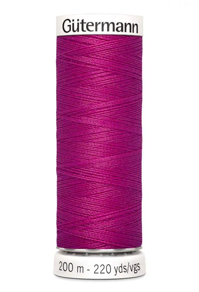 Polyestertråd 200 m Mörkcerise / 877