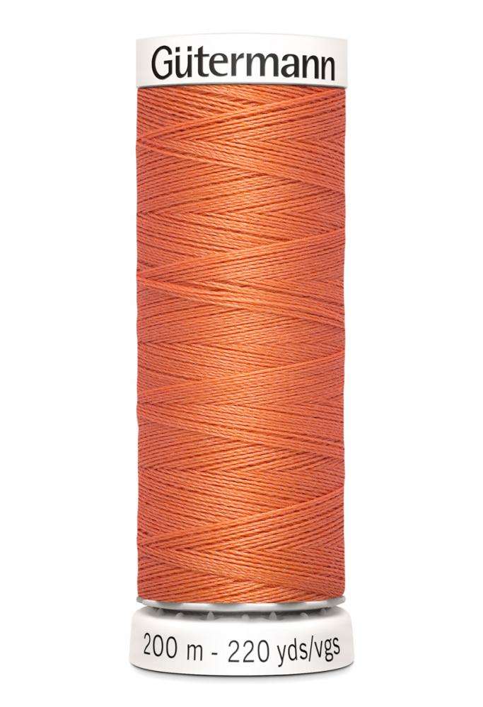Polyestertråd 200 m Laxorange / 895